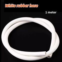 White Rubber Tube Experiment Vacuum Pipe ID 2/3/4/5/6/8-19mm Elastic Leather Tube Acid and Alkali Resistant Vacuum Pump Hose