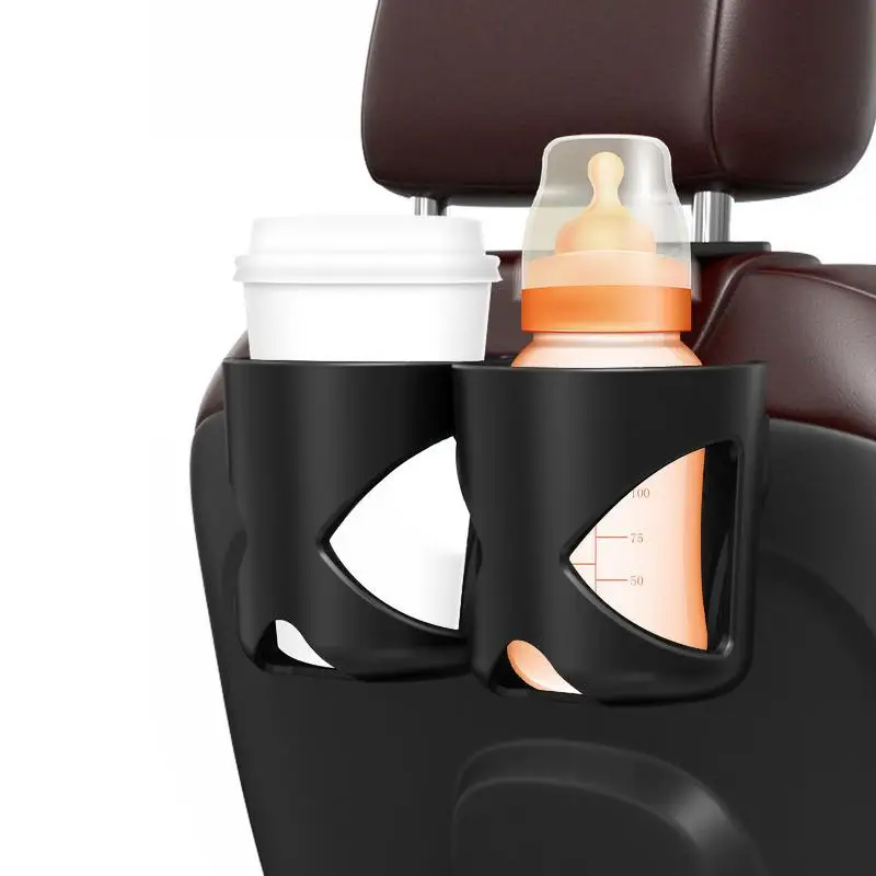 Car Seat Headrest Cup Holder 2 In 1 Cup Holder For Back Seat Of Car Headrest Cup Holder Automotive Seat Back Organizers For Car