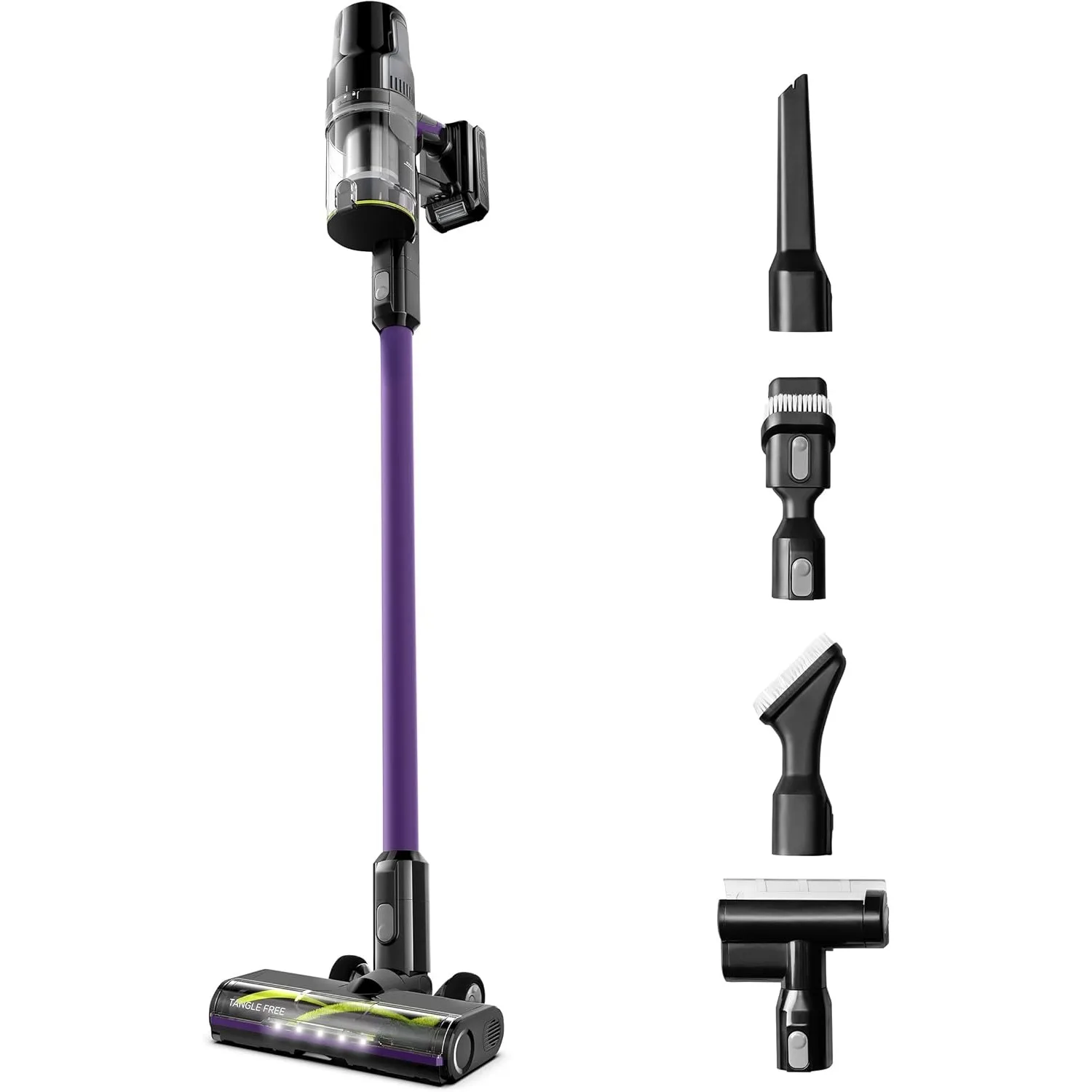 Lightweight Cordless Vacuum w/ Removable Battery, 40-min runtime, Deep-Cleaning Furbrush & Tangle-Free Brush Roll, Dusting