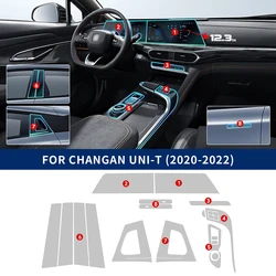 Car Interior Film TPU for Changan UNI T UNI-T 2020 2021 2022 Accessories Transparent Protection Anti-scratch Dedicated Sticker