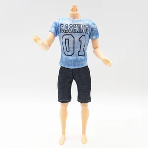 Ken Barbie Búp bê nam, Thời trang nam, Trang phục thể thao thông thường, nhiều kiểu, 1/6 phụ kiện BJD, đồng phục, quần short, quần, 30cm 6 Quần áo Barbie dành cho người lớn bán hàng chính - №5