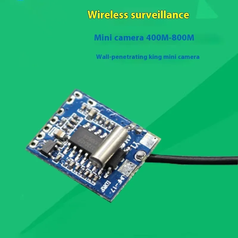 Mini UHF Wireless Audio Video Transmitter Module Creative Through-Wall King TV Picture Transmission Electronic Modules Kits