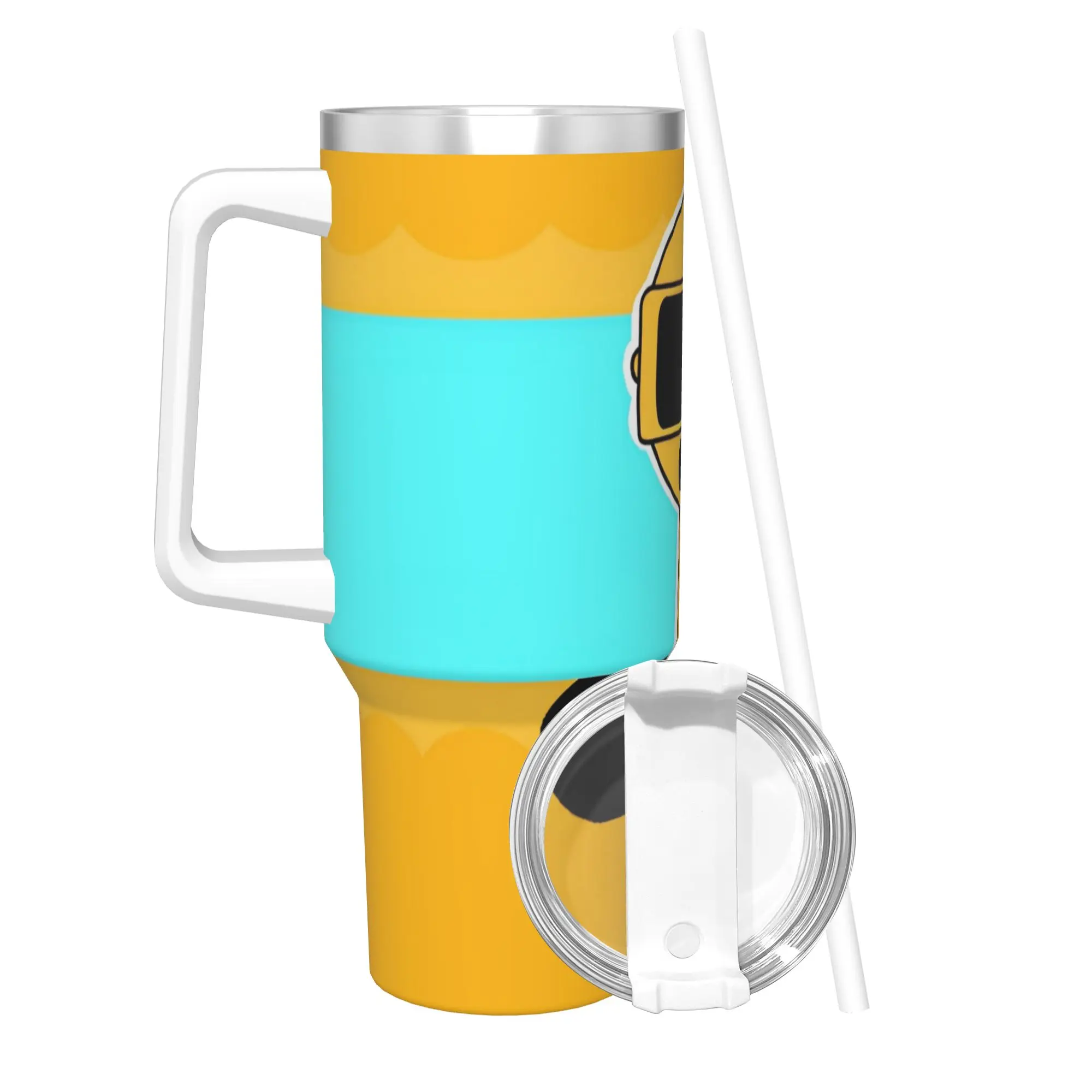 40OZ Stainless Steel Tumbler Cartoon Sprunki Game Thermal Mug  Keep Heat Cold and Hot Mugs Cup Travel Water Bottle