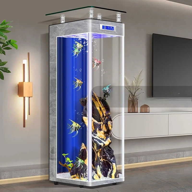 Living room intelligent ecology small integrated water-free self-circulation ornamental fish aquarium
