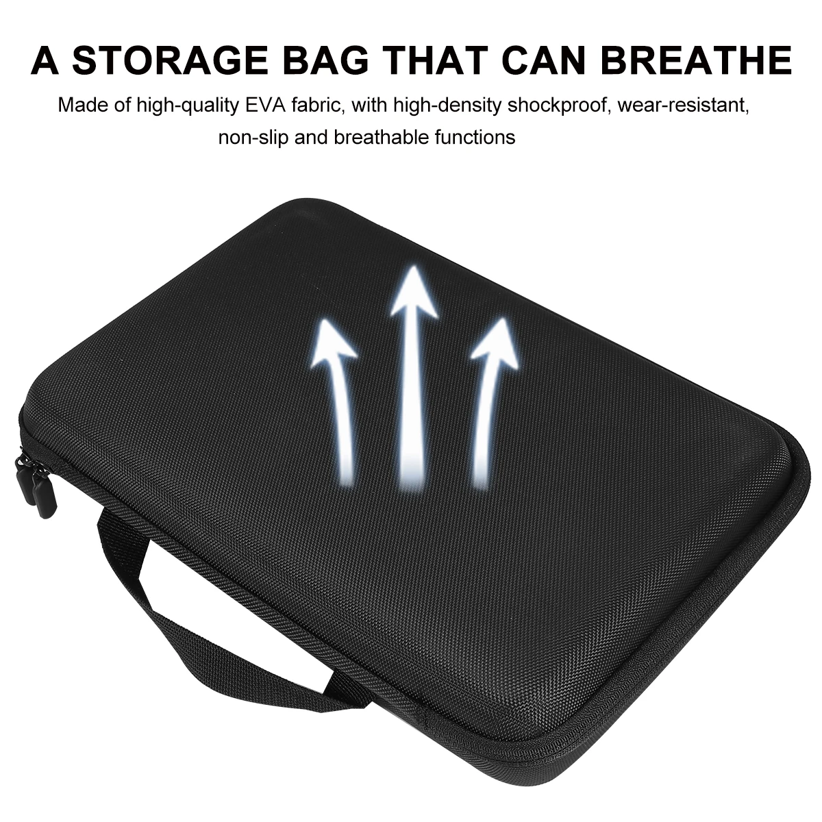 

Sports Camera Bag EVA Pouch Compact Portable Large Capacity Durable Use Zipper Travel Outdoor Accessories Storage