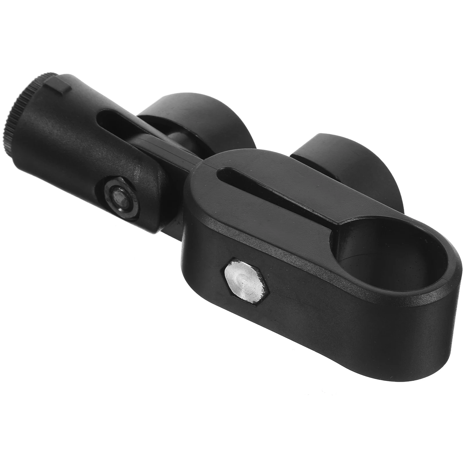 

Microphone Stand Clip Universal Rotation Microphone Clips Rotation for Stands Handheld Mic Shock Mount Plastic Compact Design