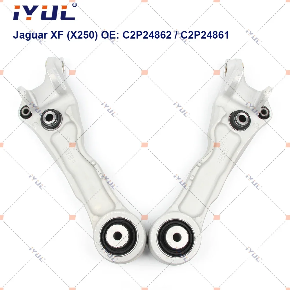 

A Pair Front Lower Suspension Control Arm Straight For Jaguar XF X250 XJ X350 XK X150 S-TYPE CCX C2P24862 C2P24861