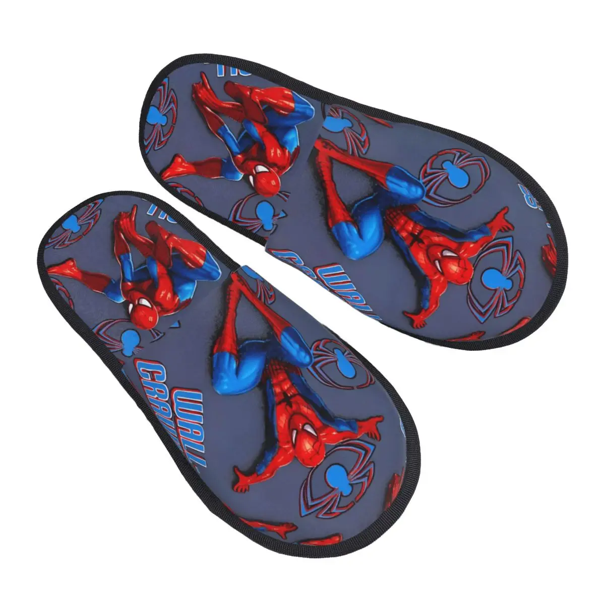 

Spider Man Spider-Man Bedroom Slippers with Memory Foam Slipper Gift for Women Men House Shoes with Anti-Skid Sole
