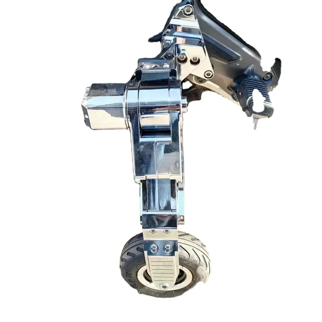 Motorcycle Auxiliary Parking Bracket & Wheels, Anti-Tipping Stabilizer For Heavy Cruiser Bikes