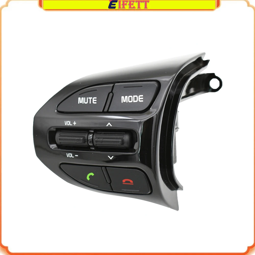 With Backlight Steering Wheel Button For KIA K2 RIO 2017 2018 2019 2020 2021 RIO X LINE Bluetooth Phone Control Volume Buttons - view 2