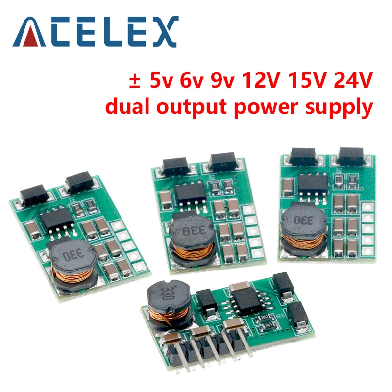 3-15V to Negative -3.3V -5V -6V -9V -12V -15V Buck-boost Converter Negative Voltage Module for ADC DAC LCD Power Supply