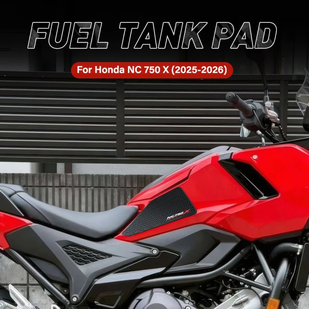 Motorrad-Tankpad für Honda NC750X NC 750X NC 750 X 2025 2026 – Rutschfester Aufkleber, Kniegriff-Schutz, Traktionspad