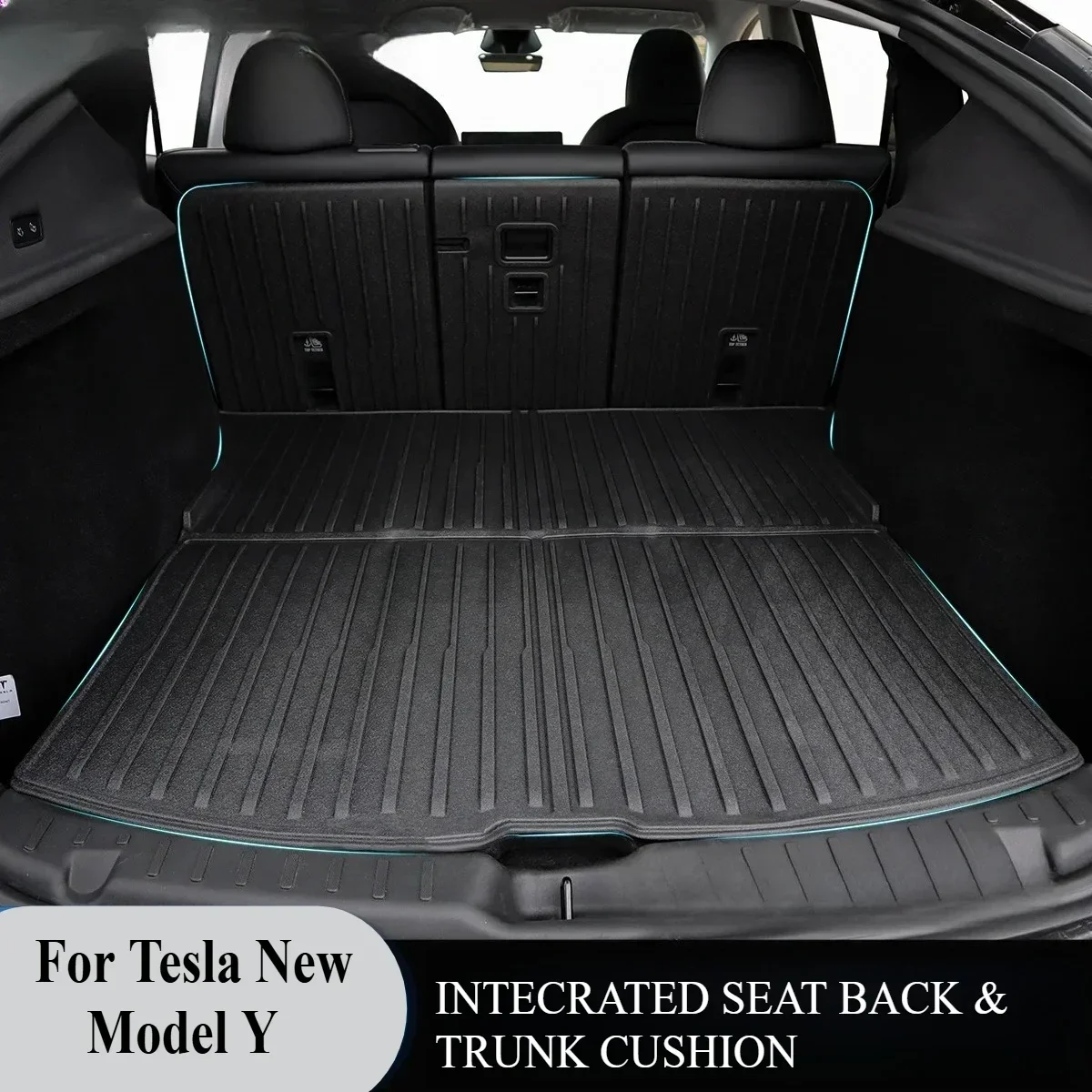 

Integrated Backrest Cushion For Tesla New Model Y Juniper 2021-2025 Anti Fouling Dustproof Interior Decoration Trunk Mat