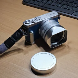 Metal Bayonet Square Len hood for Panasonic LUMIX G LEICA DG SUMMILUX 15mm /F1.7 ASPH Comes With Metal Cap