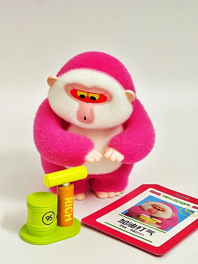 

New Authentic Hoho II Bullet Office Funny Daily Series Blind Box Cute Flocking Trendy Play Doll Ornament Gift Toy Mystery Box