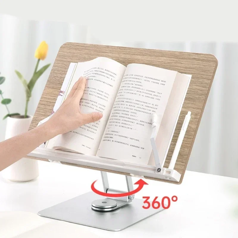 

Tablets Textbook Riserfor Laptop Book Holder 360 Cookbook Degree Adjustable Stands Foldable Stand Dropshipping Reading