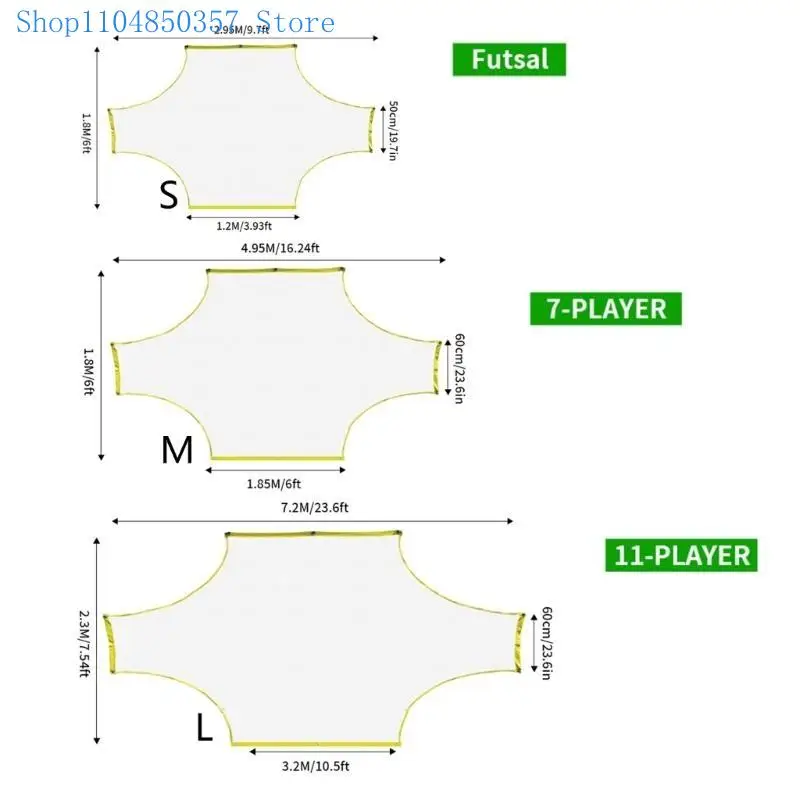 5asd Soccer Net Football Training Net Scoring Training Equipment Practice Goal Shots Soccer Targets Sheet Practice Targets Net