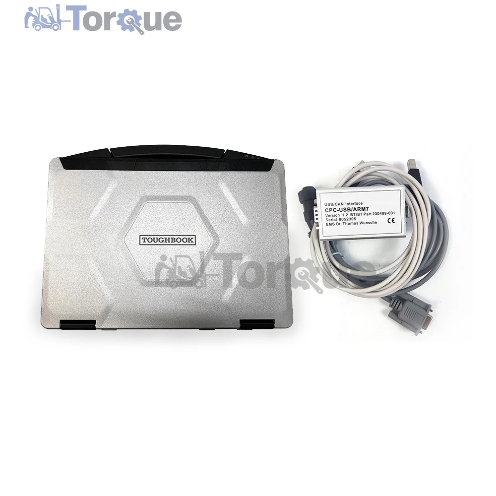 

54 LAPTOP for Toyota bt truck Forklift Diagnostic Tool For TOYOTA BT Serial 8052305 TruckCom USB CAN Interface CPC-USB ARM7