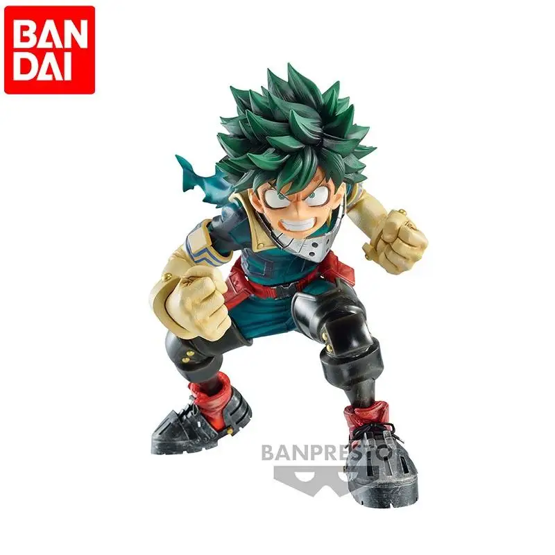 

Bandai Original My Hero Academia Midoriya Izuku Figure Anime Character Collection Model Cartoon Children's Toys Christmas Gift