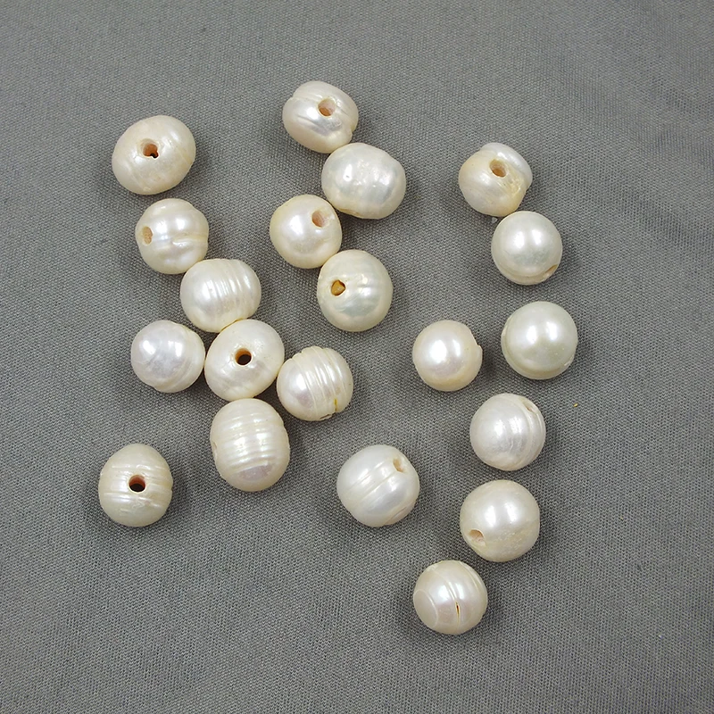 300pcs/lot 10mm can be mixed color Freshwater Pearls With 2mm Hole Fit All Brand Jewelry necessaries