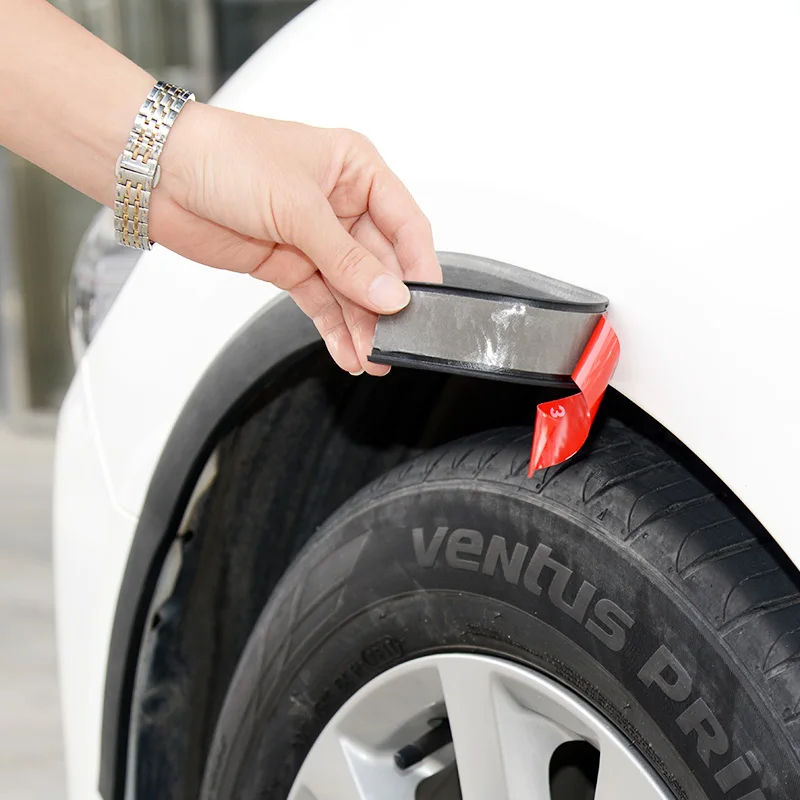 Guardabarros de goma Universal para coche, Protector a prueba de arañazos, ceja para rueda