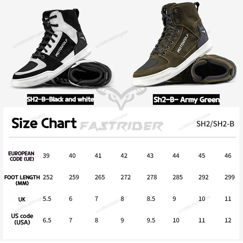 MOTOWOLF الجلود دراجة نارية أحذية الرجال المضادة للانزلاق وحيد الكاحل الحرس تنفس عدم الانزلاق المضادة للسقوط عاكسة دراجة نارية الأحذية