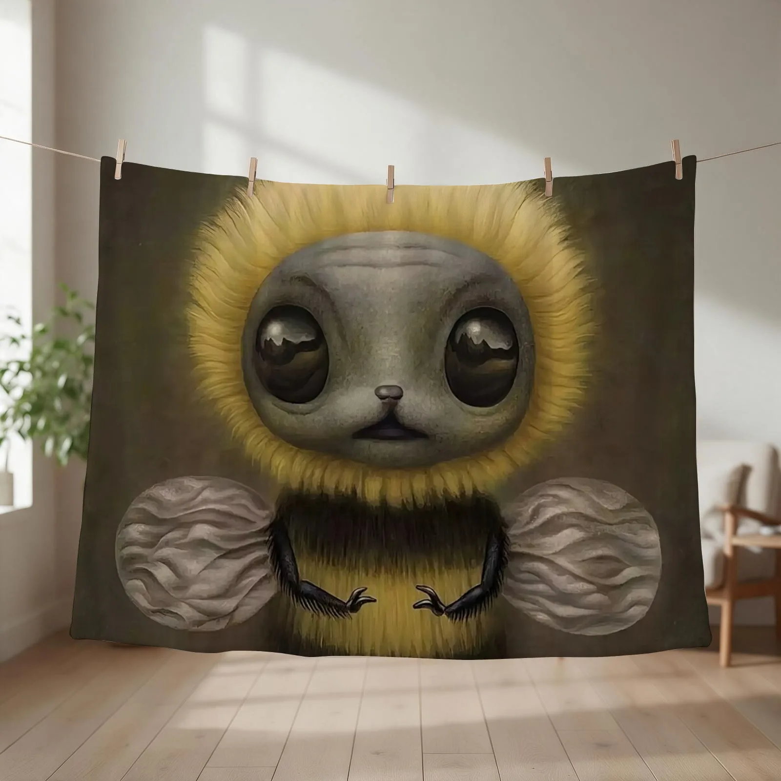 Mark Bee 2020 Throw Blanket couch cozy soft plush fuzzy picnic outdoor blanket