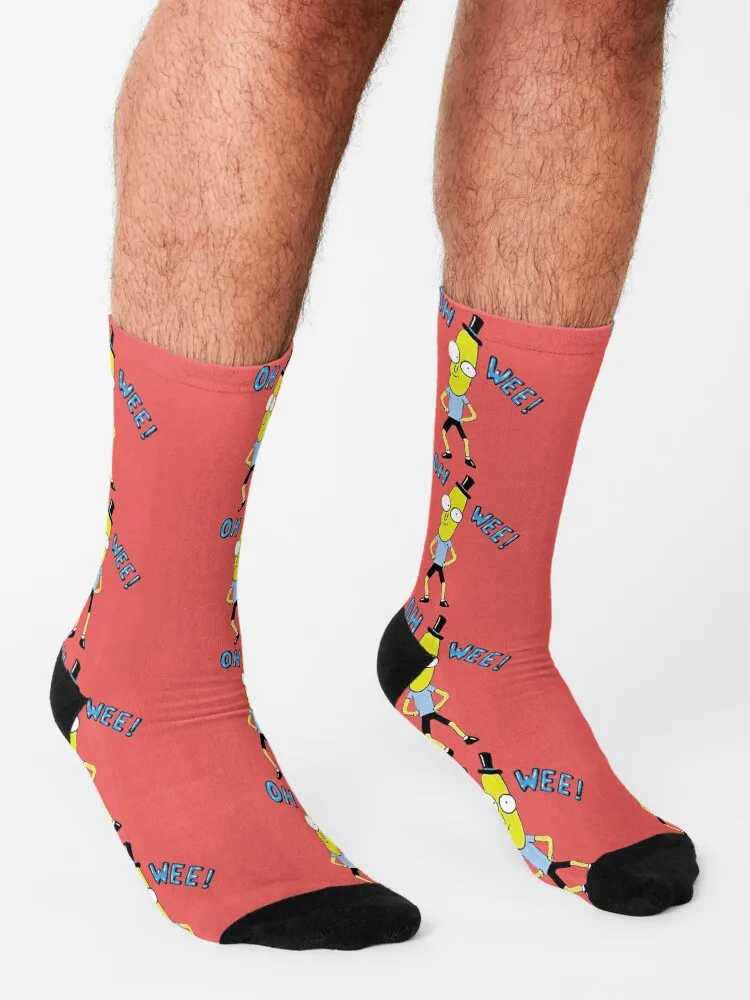 Mr. Poopybutthole-Chaussettes imprimées pour hommes et femmes, jolies chaussettes