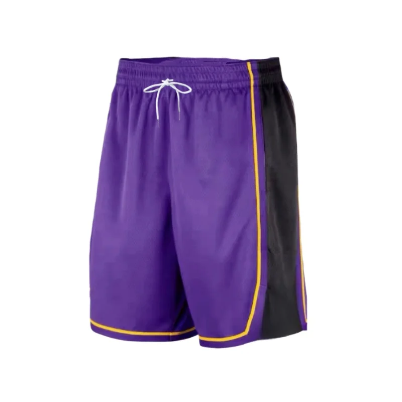 Basketballhose Herren, amerikanischer Stil, locker geschnitten, schnelltrocknend, für Strand, Laufen, Fitness-Training, Sportshorts, Sommer