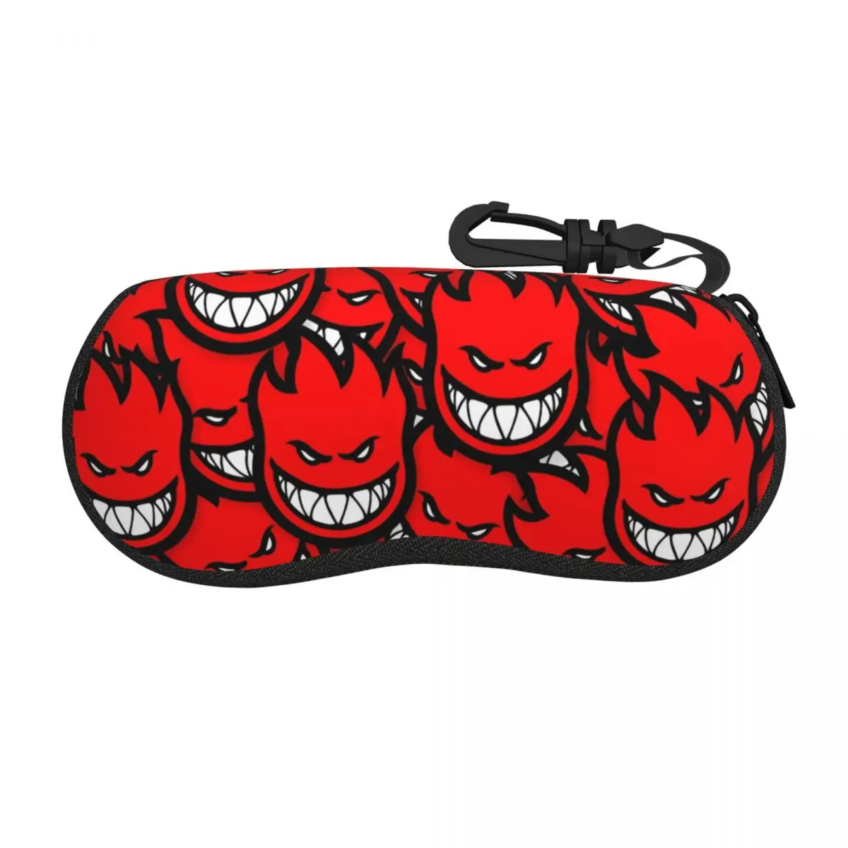 Rock Band Punk Glasses Case Printing Spit Fires Skateboards Sunglasses Storage Box Protector Eye Contacts Case