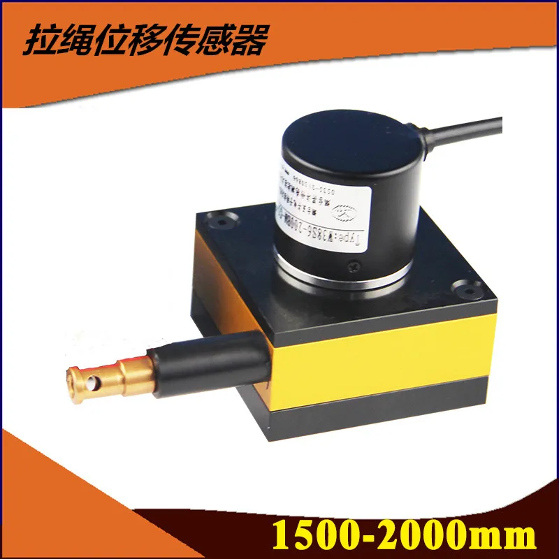 WFD50 Cylinder Rod Displacement Sensor WF50 Linear Draw Wire Encoder 2m