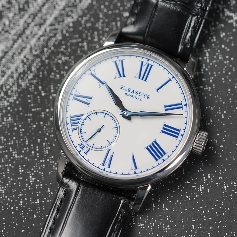 

Мужские механические часы FARASUTE 2026 с ручным заводом, запасом хода 80 часов, индивидуальным механизмом из Ханчжоу и сапфировым стеклом