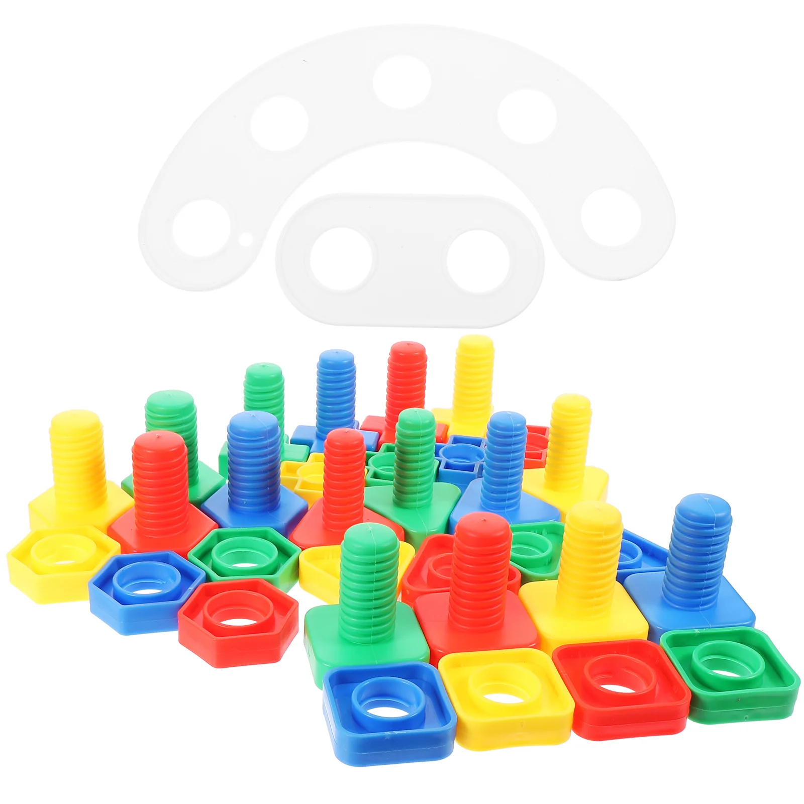 16 Pairs Screw Toy Nut Sorting Building Construction Game Kids Educational Toys Plaything Child