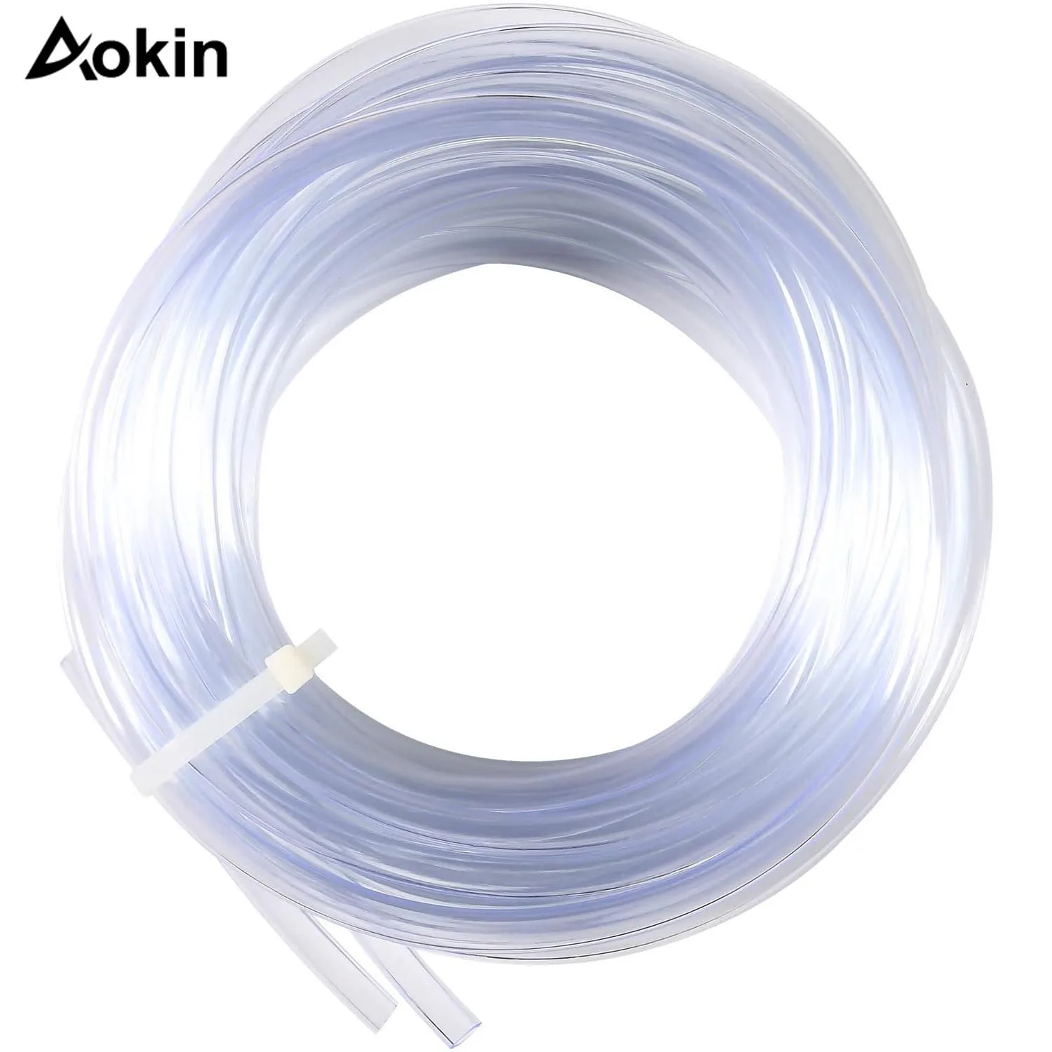 4M Clear Tubing Flexible PVC Plastic Hoses Water Pump Tube Clear Standard Airline Tubing for Fish Tank Fountain Aquarium