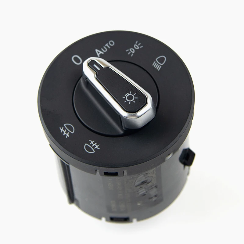 5G1941431H interruptor de Control de faros cromado automático para Jetta MK7 Vento Passat Bora interruptor automático 5G1 941 431 H 5G1 941 431H