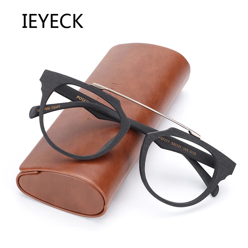 

IEYECK Vintage Cat Eye Glasses Frame Men Women Eyeglasses Prescription optical lenses with recipe monturas de lentes hombre