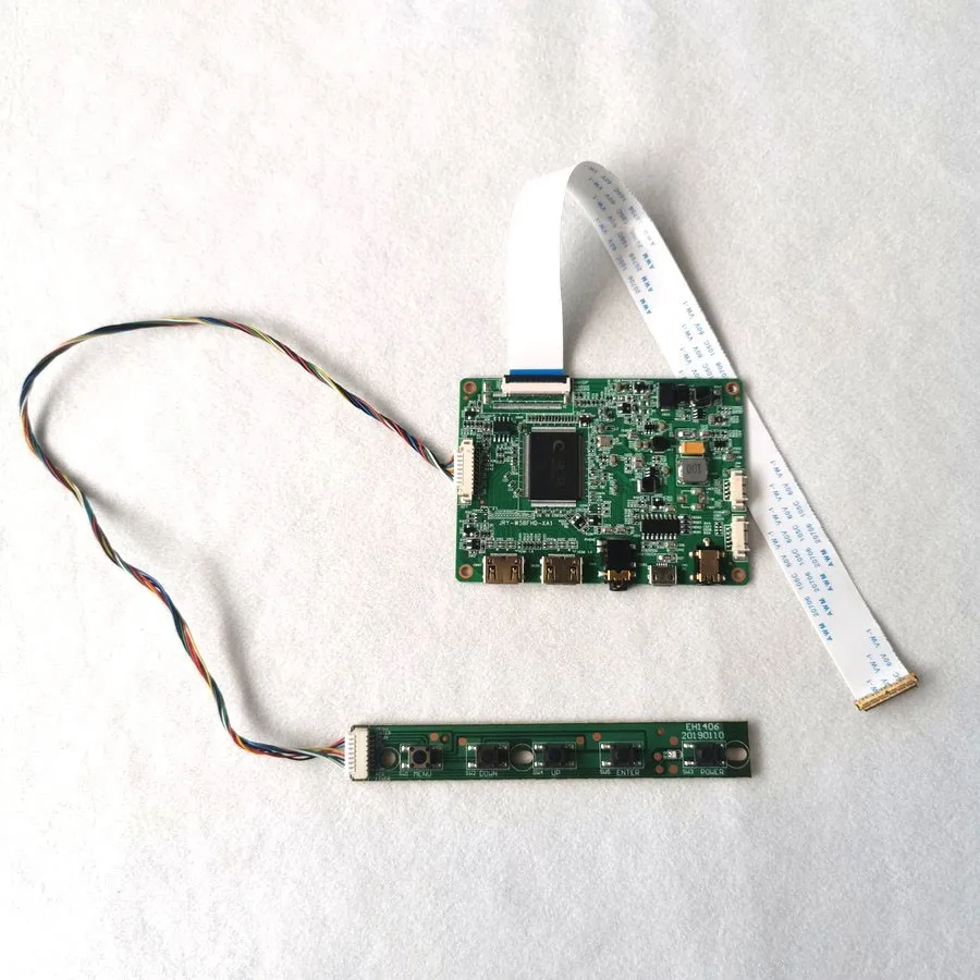 Kit DIY Driver Controller Board For NT156WHM-T00 N156BGN-E41 1366x768 USB Micro Laptop Screen 40 Pin EDP 2HDMI-Mini 15.6