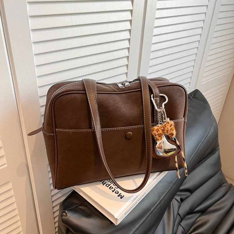 

Unique Leisure Business Tote Bag Large Capacity Commuter Elegant Leather Women Luxury Fashionable