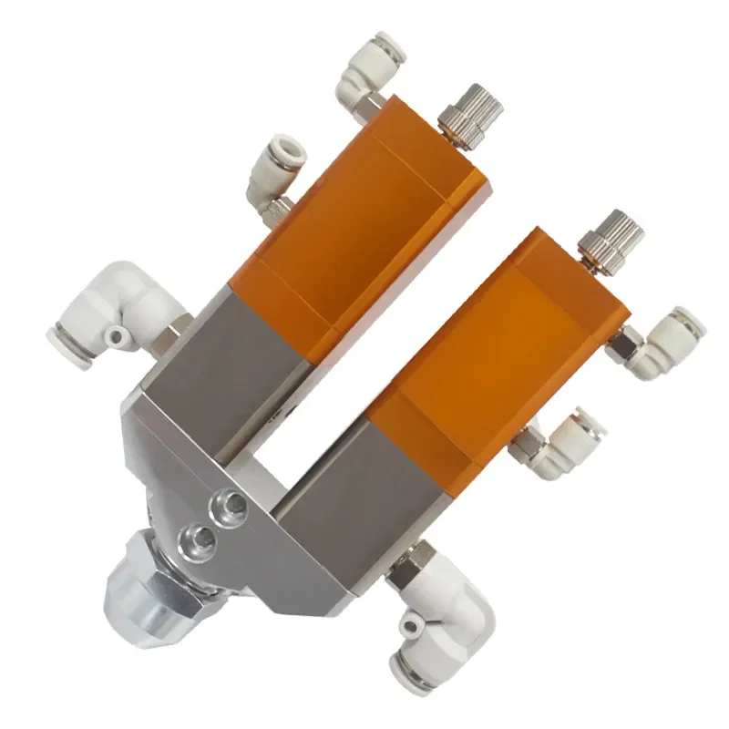 

Manufacturers supply YB-3131A suction type dispensing valve double liquid dispensing valve glue amount can be fine-tuned
