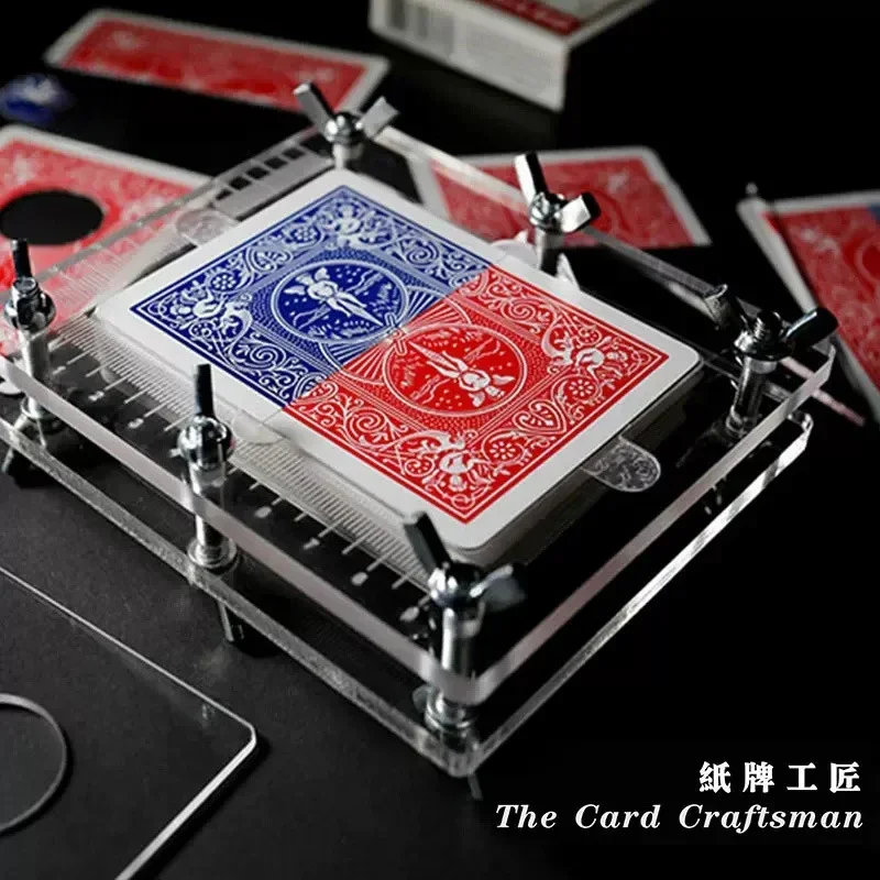De Card Craftsman van Amor Magic Poker Cutter Handkaart maken Tool Poker Magia Accessoires Magische rekwisieten Professionele goochelaar