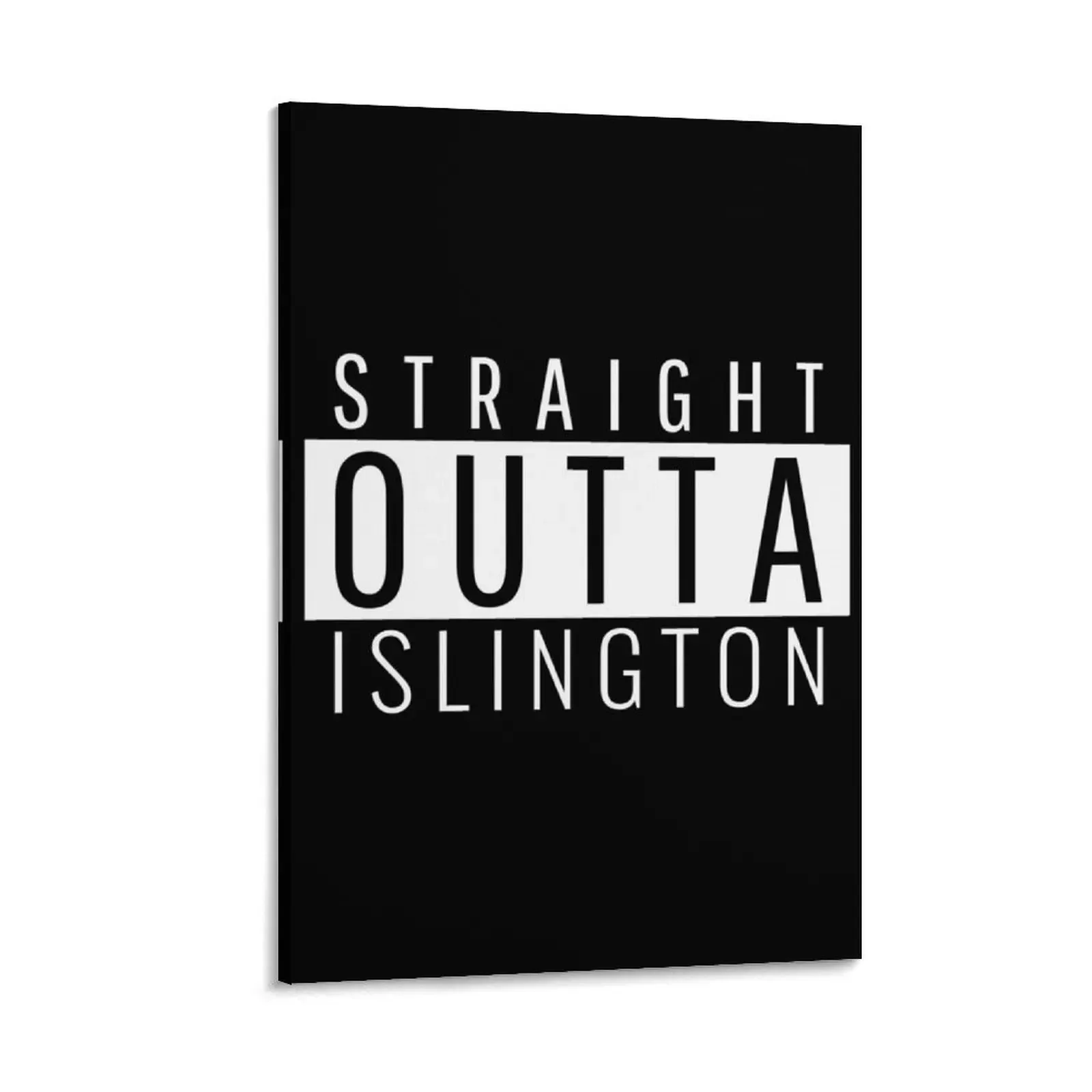 

Straight Outta Islington Greater London Canvas Painting anime room decor Wall decoration poster wall decoration