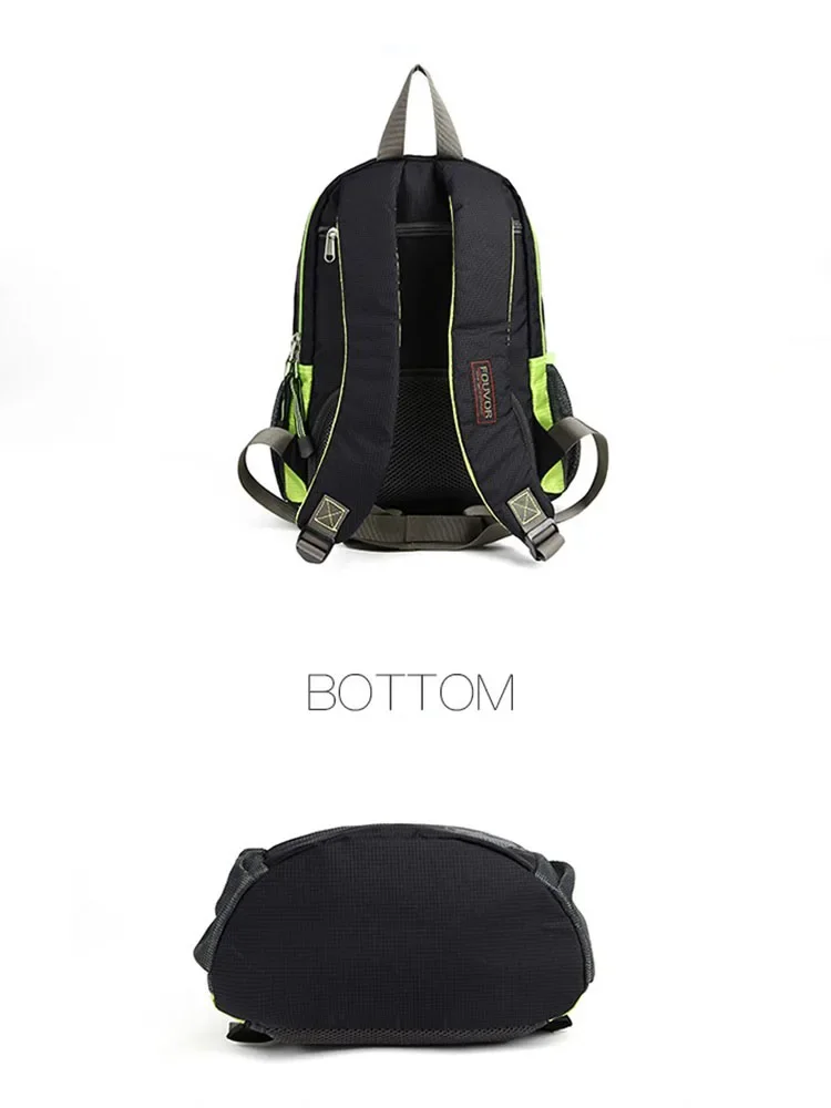 Fouvor 2024 New Casual Backpack for Women Shoulders Bag Oxford Sports Small-size Backpack Canvas Female light Travel Bag 2717-15