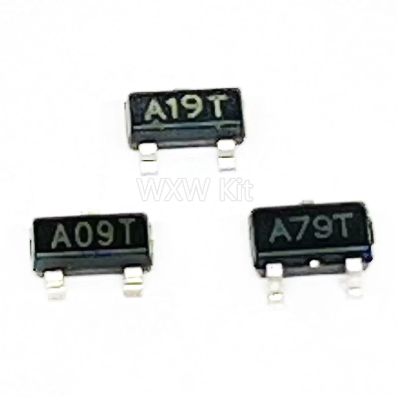 SOT23-3 AO3407, 50 sztuk, AO3400, AO3401, AO3402, AO3404, AO3406, A09T, A19T, A29T, A69T, MOSFET, A79T, AO3413, AO3415, AO3415A, ao3416-23