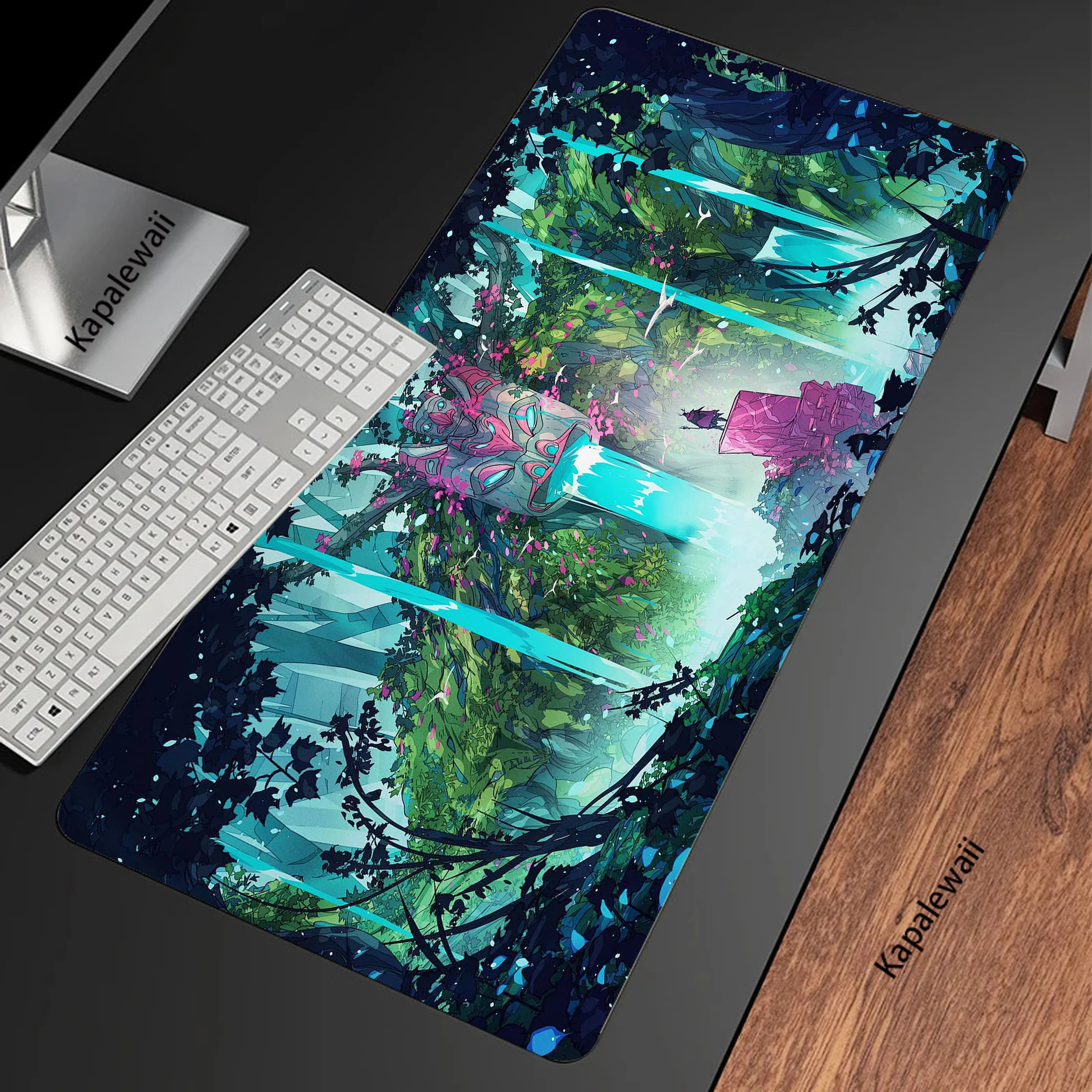 

Japanese Landscape Pc Gamer Mouse Pad Gaming Mousepad XXL Large Rubber Desk Mat Notebook Keyboard Pads Speed Mouse Mat 400x900mm