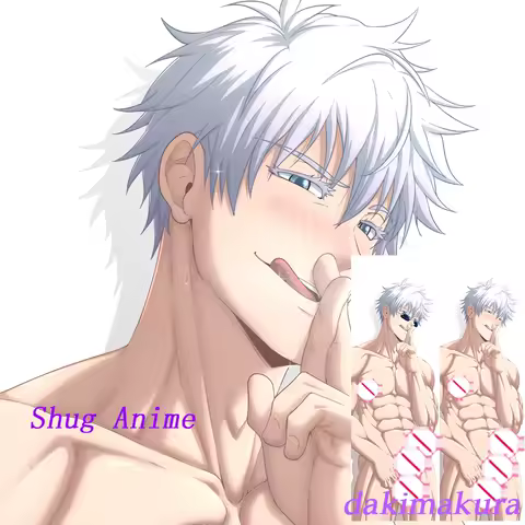 Dakimakura Anime SATORU GOJO futa 88 Double-sided Print Life-size Body Pillow