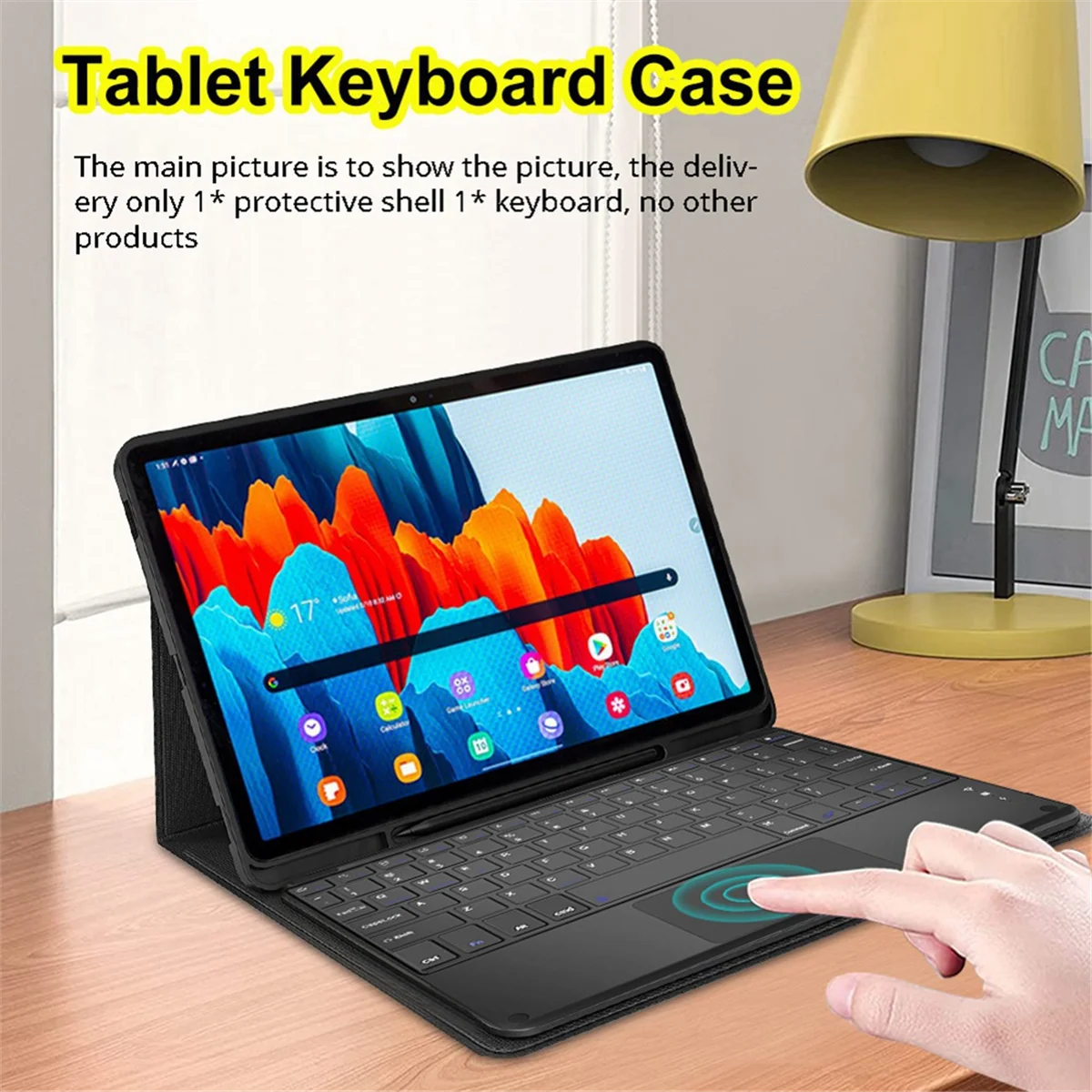 AT87-Para Samsung S9 11 Polegadas Tablet Capa para S9 Bluetooth Teclado Sem Fio Caso com Teclado