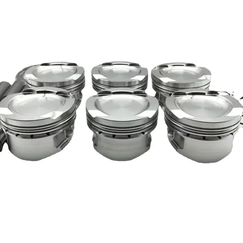 Best quality Forged pistons 84mm N54 Forged Pistons with pins and rings for BMW N54 N54B30