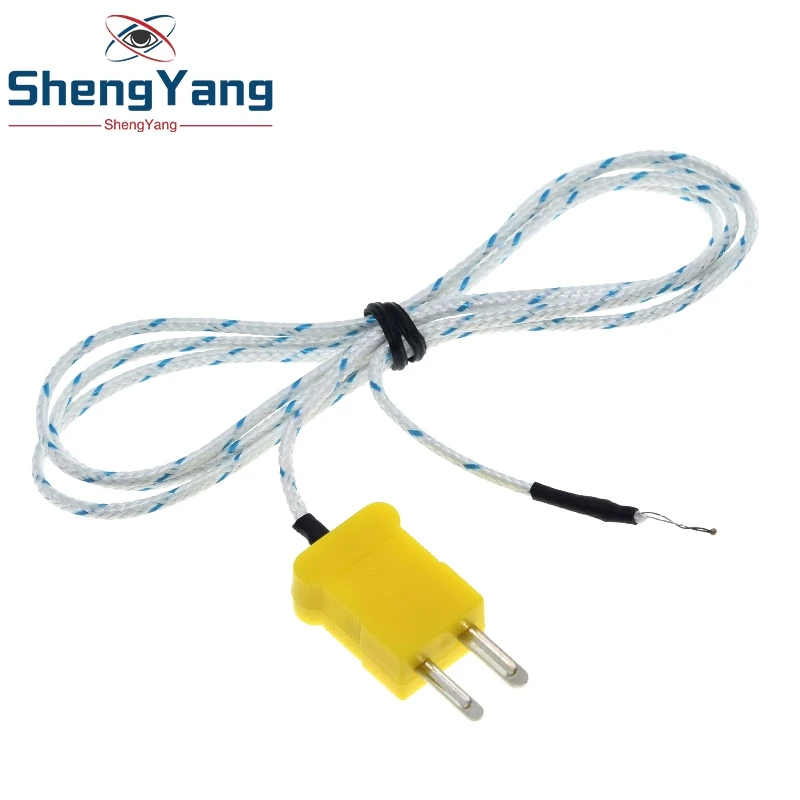 TZT K type surface thermocouple temperature sensor 1m wire thermocouple probe -20~500C