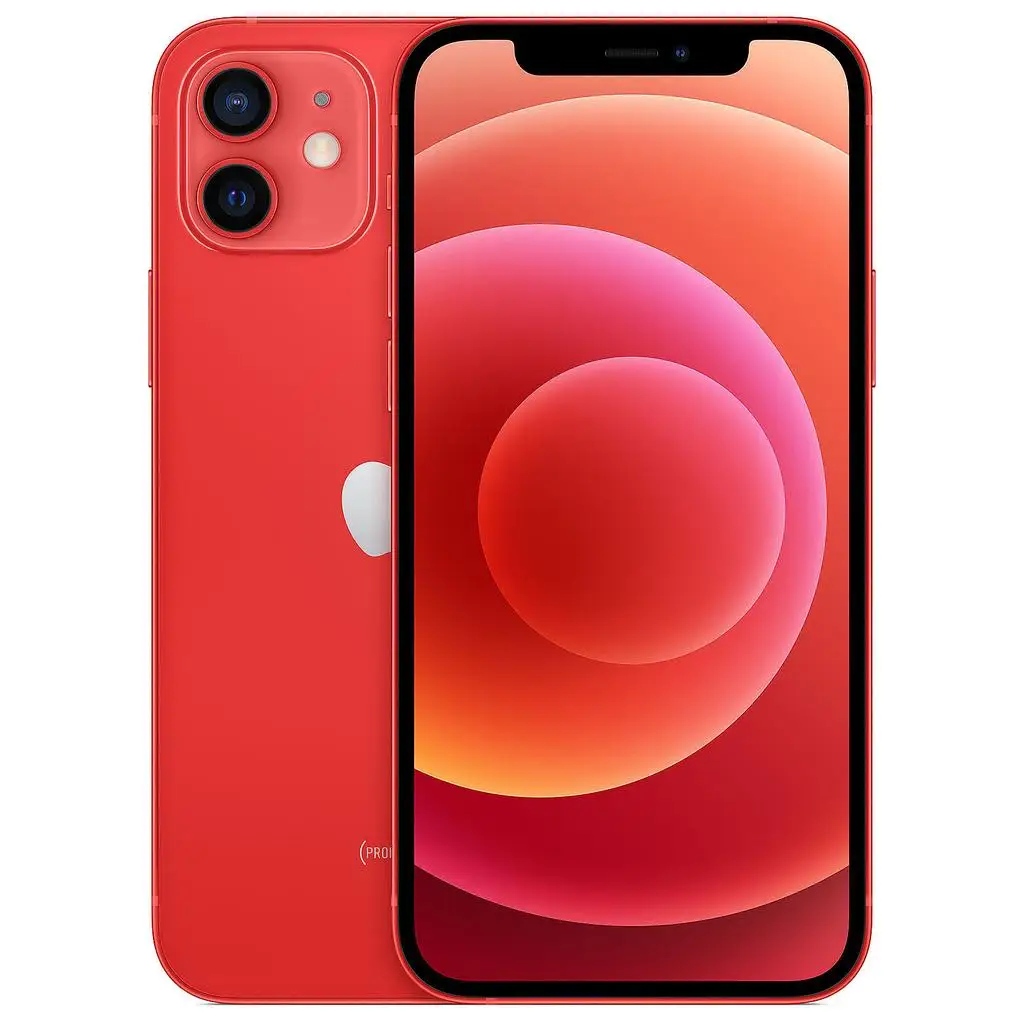 Apple / iPhone 12 / A2172 / Red / Unlocked / 64GB / Fair / Genuine Original Apple Device, Authentic Hardware, Free Charging Cable Included