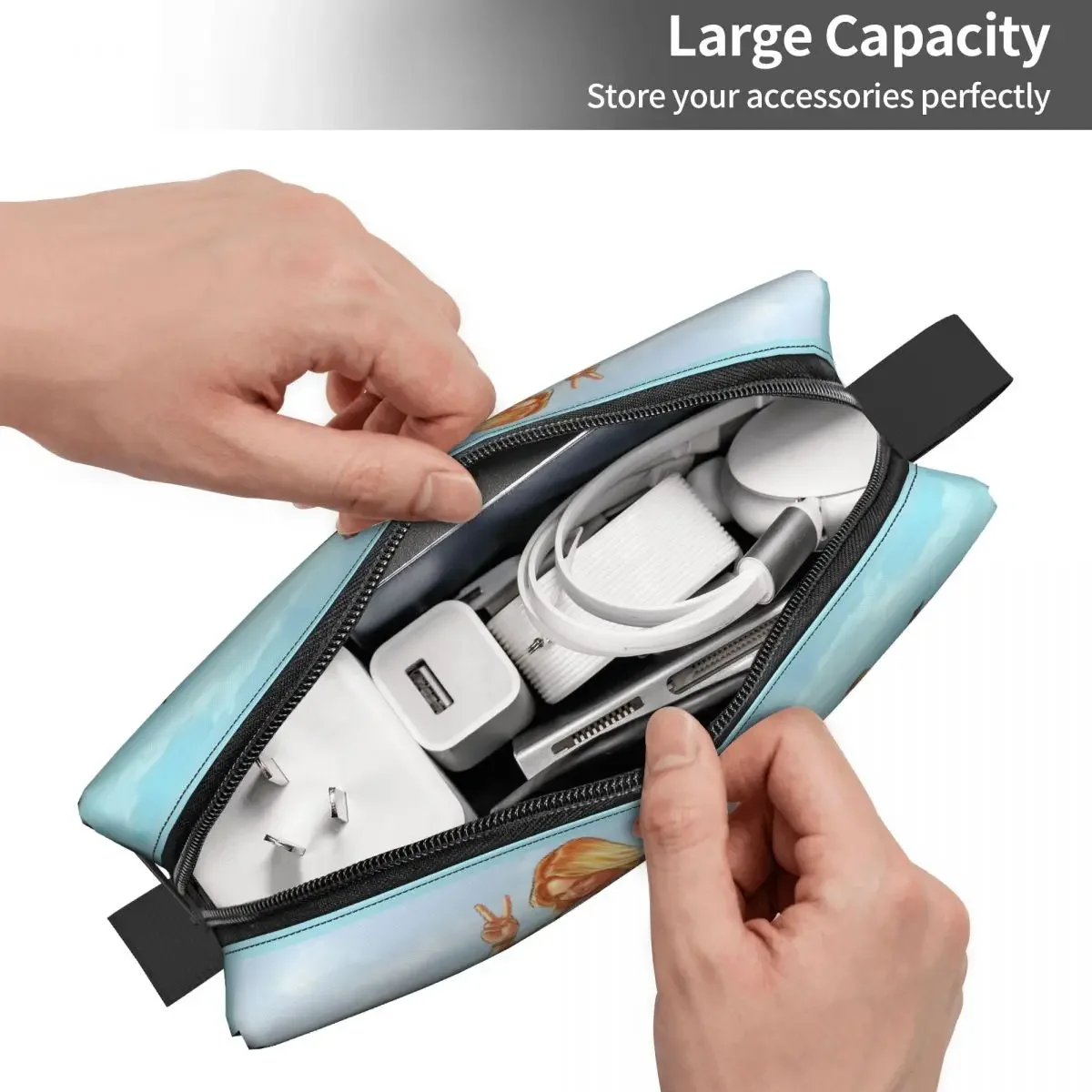 Travel Adventure Game Grand Theft Auto Toiletry Bag Cute GTA Cosmetic Makeup Organizer Women Beauty Storage Bags Dopp Kit Case